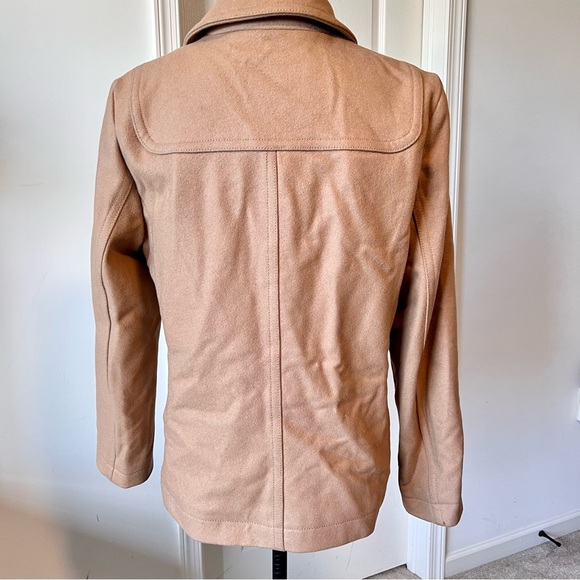 GAP Wool Blend Toggle/Zip Pea Coat—SZ. Medium - Picture 7 of 17
